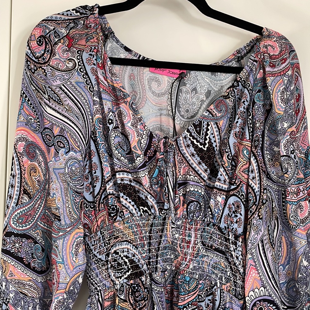 Betsey Johnson Paisley Midi Dress